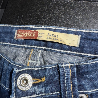 Vintage Big Star Rikki Low Rise Bootcut Jeans Womens 26 Y2K