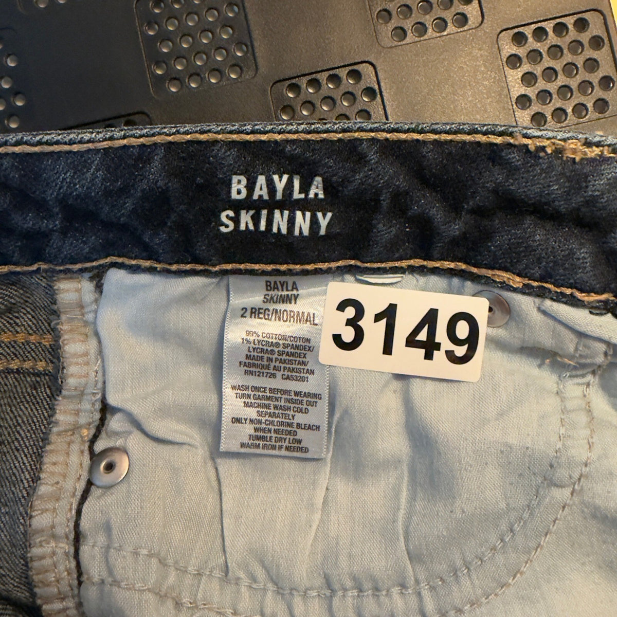 Aeropostale Bayla Skinny Jeans Womens 2 Regular Low Rise