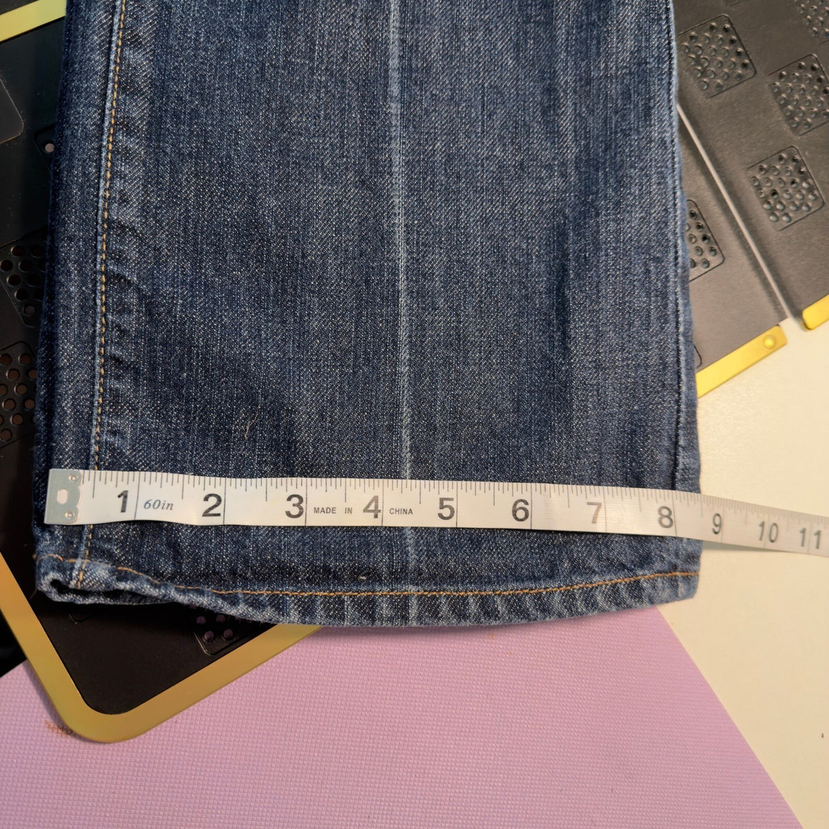 Y2K 7 For All Mankind Bootcut Jean Women 30 Blue Medium Wash