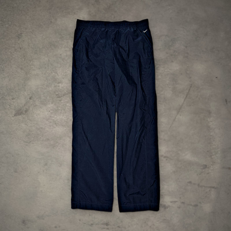 Y2K Nike Track Pants Mens M Navy Blue Baggy Athletic