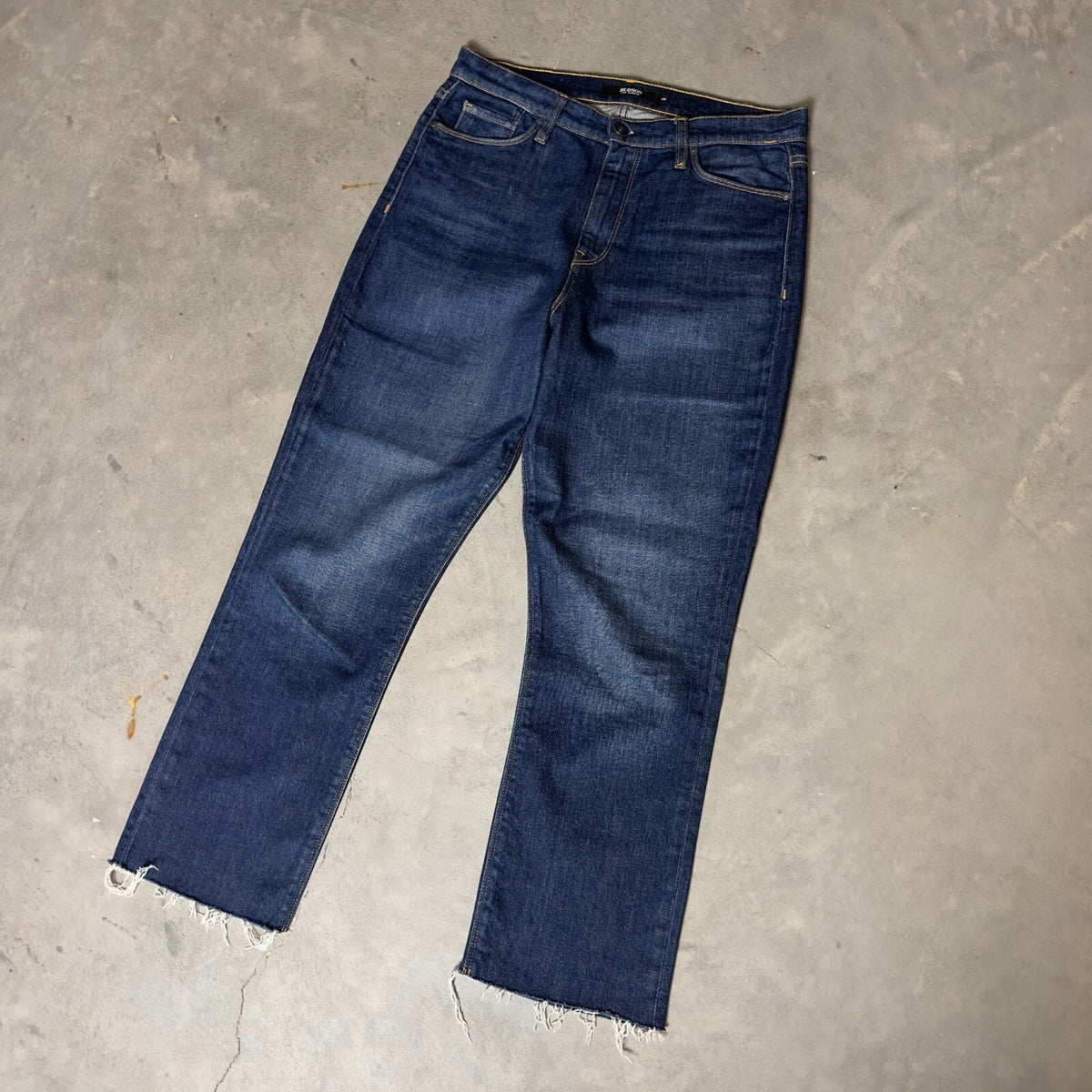 Hudson Holly Straight Leg Jeans Womens 29 Blue High Rise