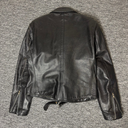 Open Road Leather Moto Jacket Womens 16 Black Biker