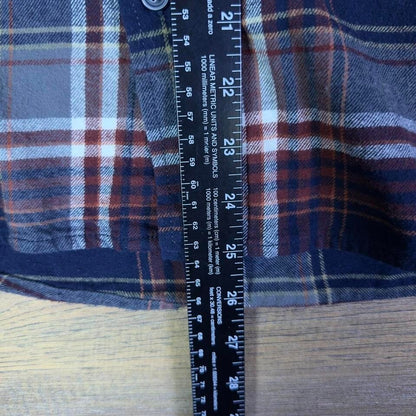 Vintage Eddie Bauer Plaid Flannel Shirt Mens M Outdoor