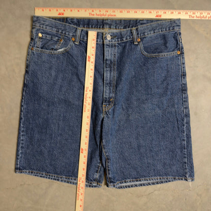 Vintage Levi's 550 Relaxed Fit Denim Shorts Mens 42 Blue Baggy