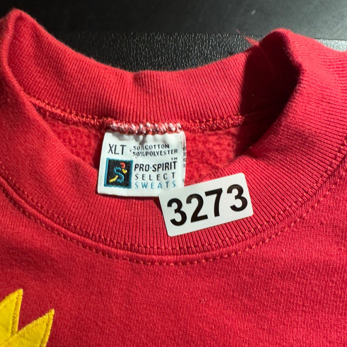 Vintage Pro Spirit Sunflower Crow Sweatshirt Mens XLT Red