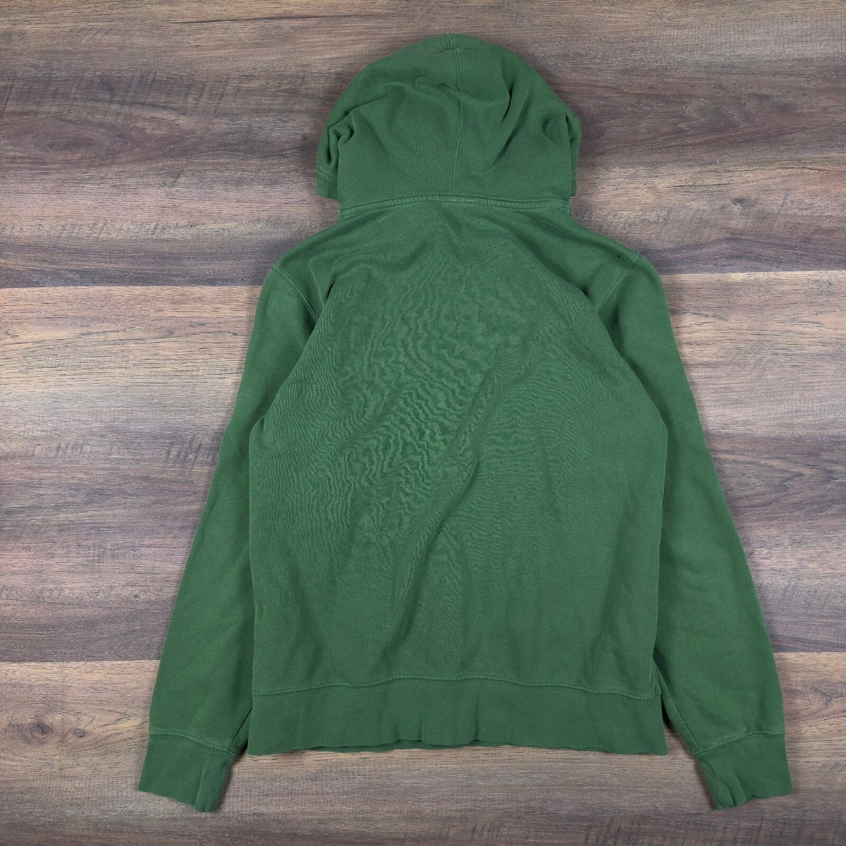 The North Face Mens Green Camo Logo Pullover Hoodie Sweatshirt Size Medium