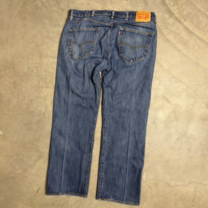 Levi's 501 Straight Leg Jeans Mens 36x30 Blue Medium Wash Baggy Denim Classic
