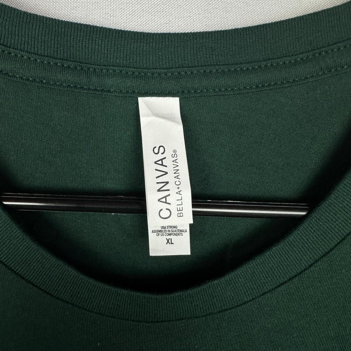 NWT Bella+Canvas Mens XL T-Shirt Evergreen Crew Neck