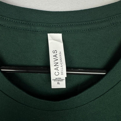 NWT Bella+Canvas Mens XL T-Shirt Evergreen Crew Neck