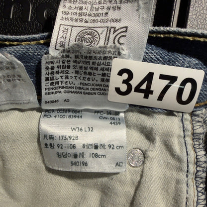 Levi's 569 Loose Straight Jeans Mens 36x32 Blue Baggy Streetwear Grunge