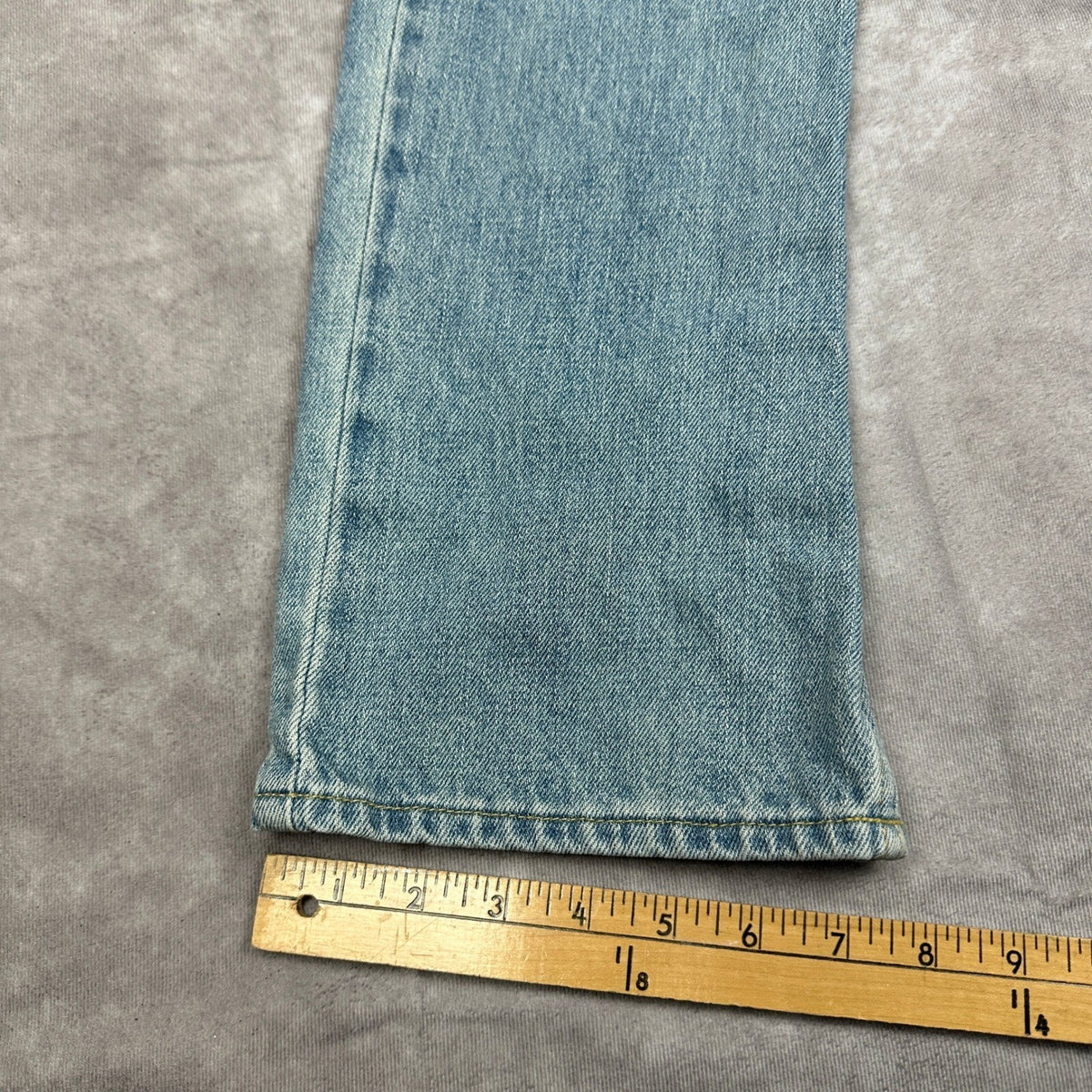 Hollister Classic Straight Jeans Mens 36x34 Light Wash Denim