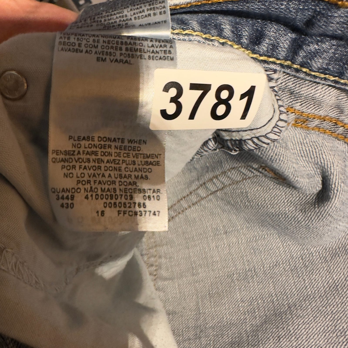 Vintage Y2K Levi's 505 Straight Jeans Mens 36x34 Medium Blue