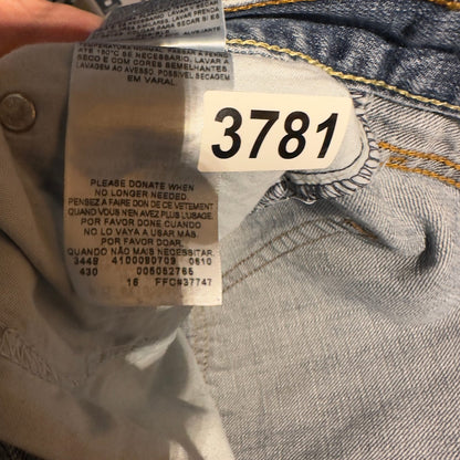 Vintage Y2K Levi's 505 Straight Jeans Mens 36x34 Medium Blue