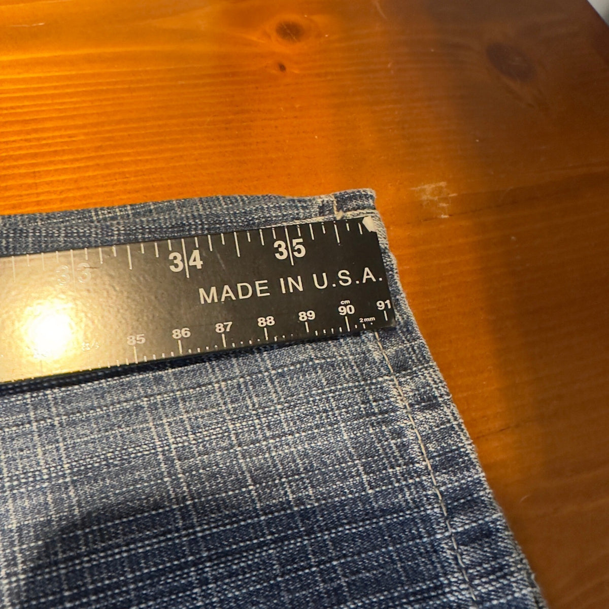 Vintage Y2K Koman Jeans Baggy Denim Mens 36x34 Blue