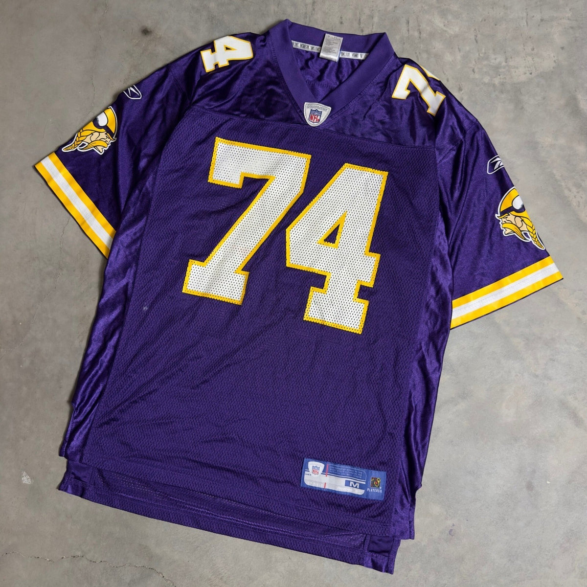 Vintage Reebok Vikings McKinnie Jersey Mens M Purple NFL 74