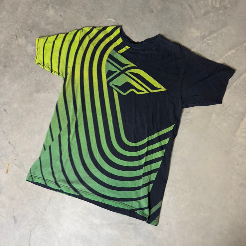 Fly Racing Graphic T-Shirt Mens XL Black Lime Motocross BMX