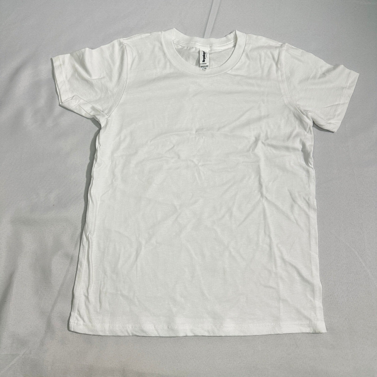 NWT Royal Apparel Unisex Kids Large White T-Shirts Lot of 18