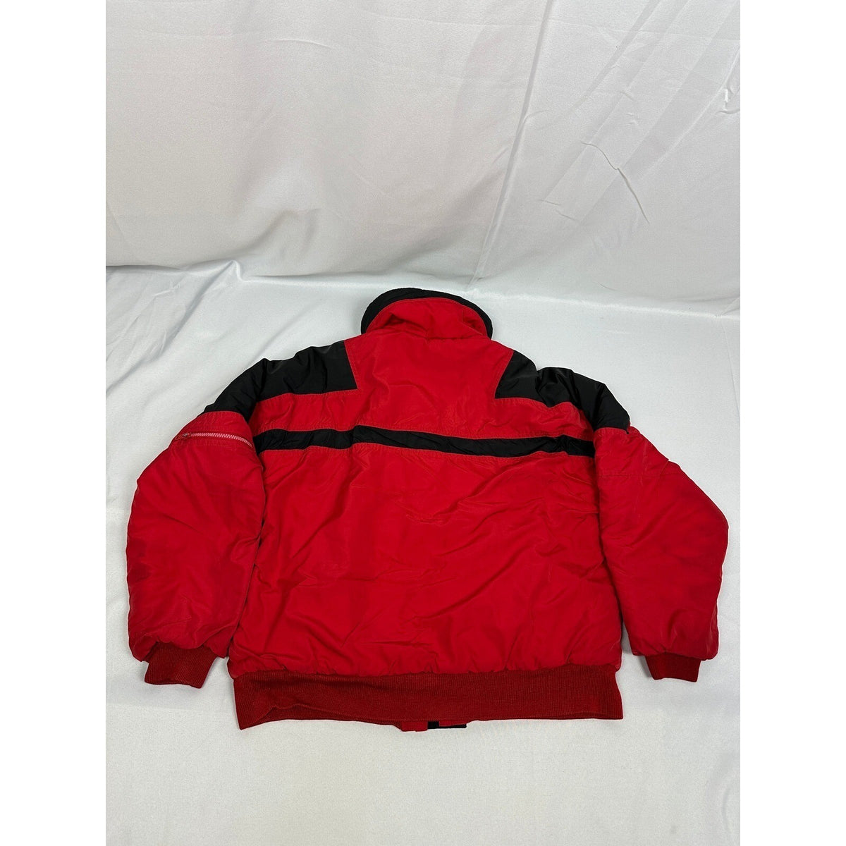 Vintage Obermeyer Mens L Ski Jacket Red Black