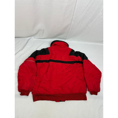 Vintage Obermeyer Mens L Ski Jacket Red Black