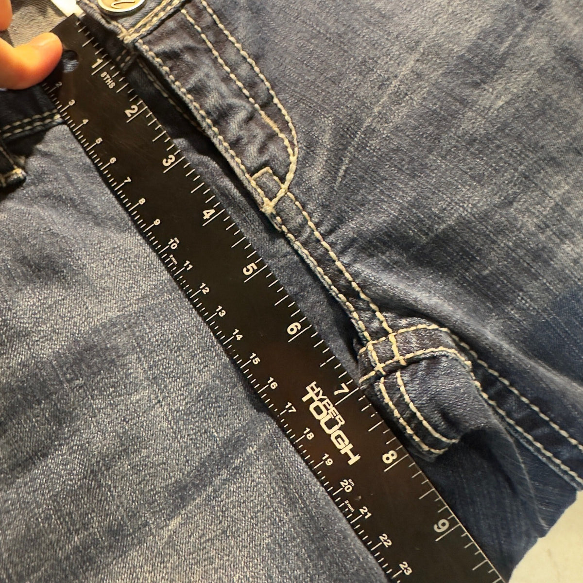 Y2K Maurices Low Rise Bootcut Jeans Womens 3/4-R Blue