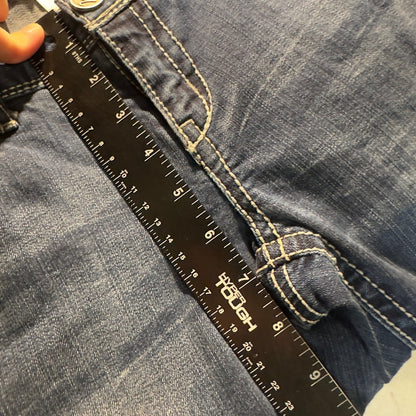 Y2K Maurices Low Rise Bootcut Jeans Womens 3/4-R Blue