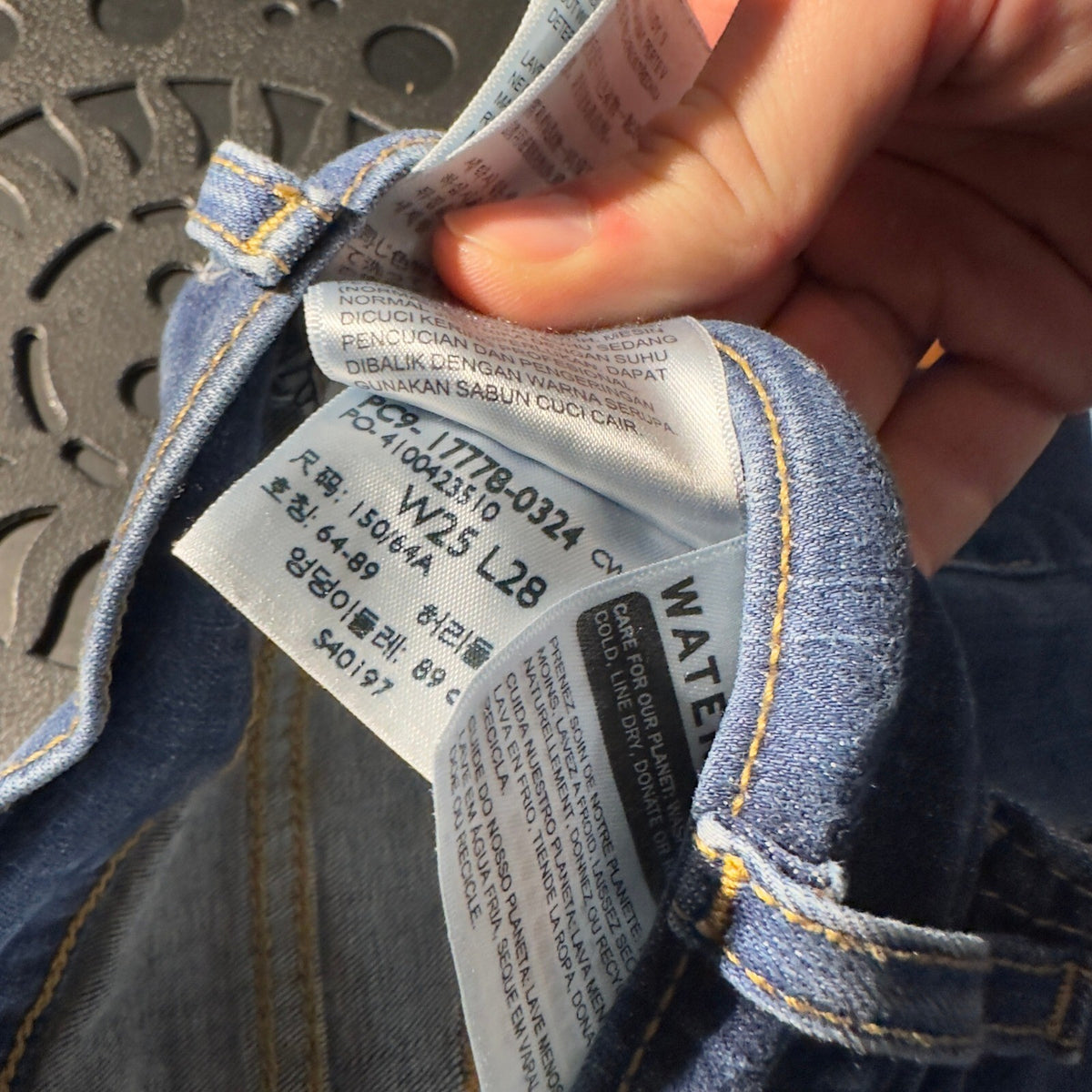 Levi's 710 Super Skinny Jeans Womens 25 Dark Wash Stretch