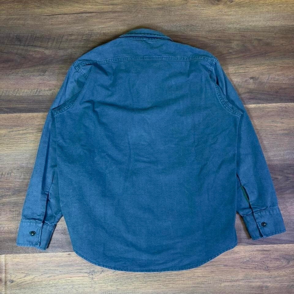 Cabela's Men's Chamois Shirt Jacket Green Hunting XL