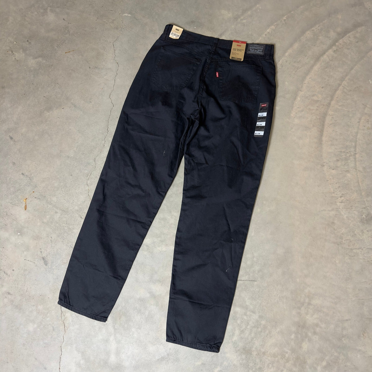 Levi's High Waisted Mom Jeans Womens 32x30 Black Baggy Indie