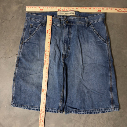 Vintage Y2K Arizona Carpenter Denim Shorts Mens 36 Baggy