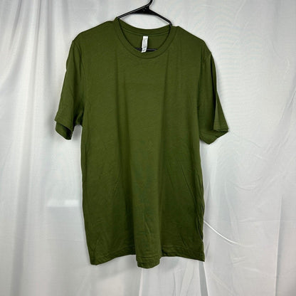 NWT Bella + Canvas Mens XL Olive Green Cotton T-Shirt