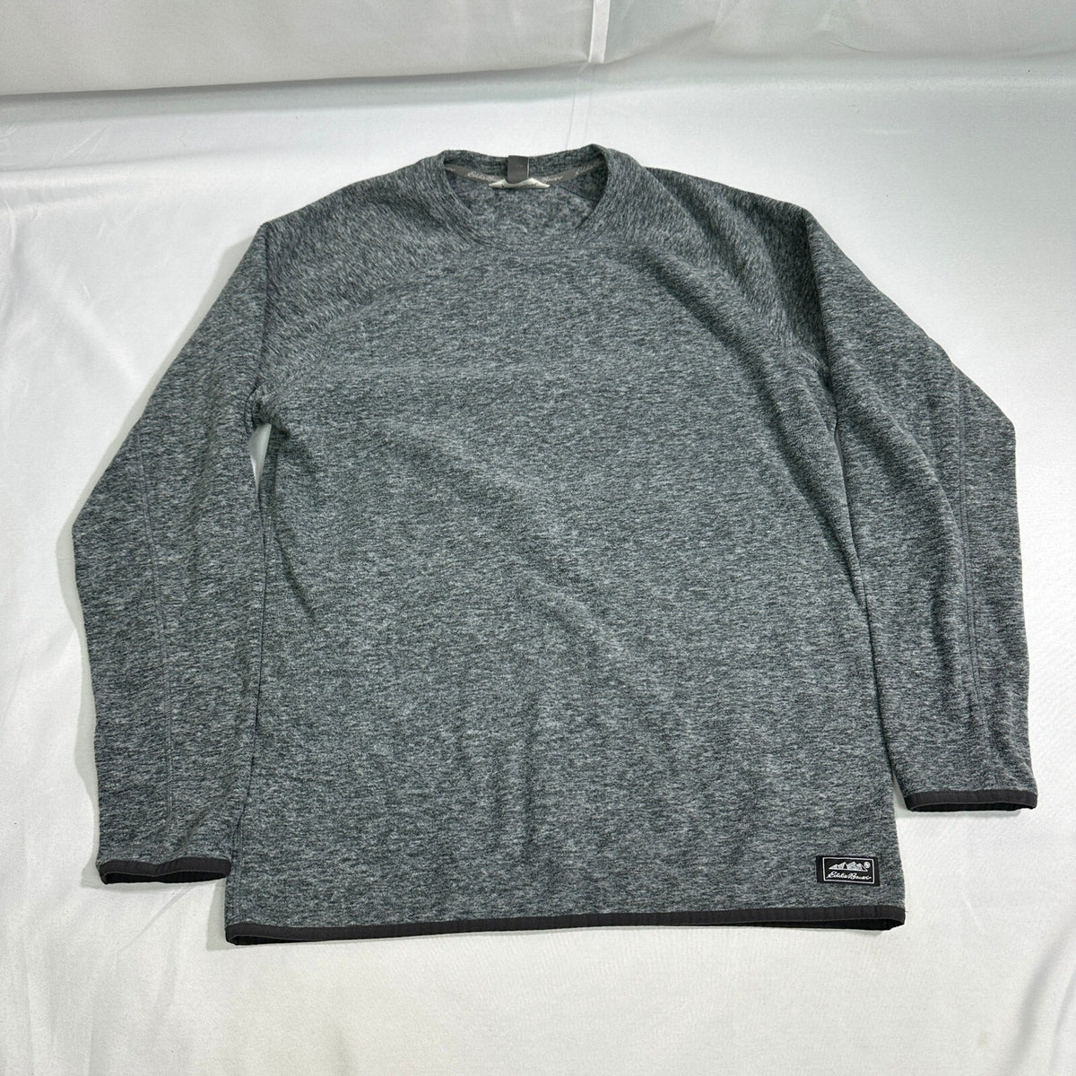 Eddie Bauer Crewneck Sweatshirt Mens Medium Gray Heather