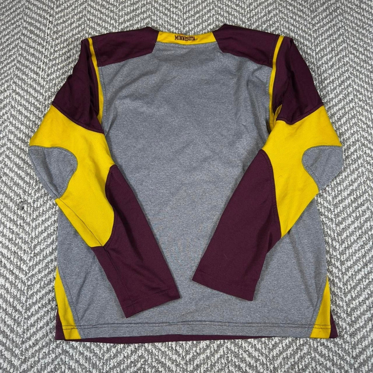 Nike Minnesota Golden Gophers Shirt Men's Large Maroon Gold