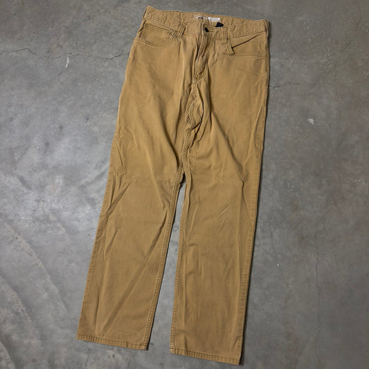 Carhartt Relaxed Fit Pants Mens 32x32 Tan Baggy Workwear