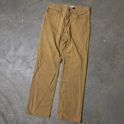 Carhartt Relaxed Fit Pants Mens 32x32 Tan Baggy Workwear