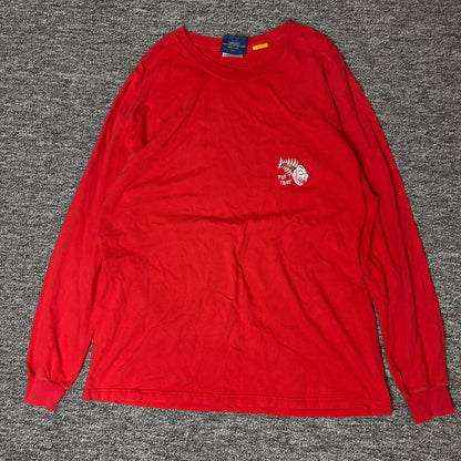 Blue Planet Surf Hawaii Long Sleeve Tee Mens XL Red Fish
