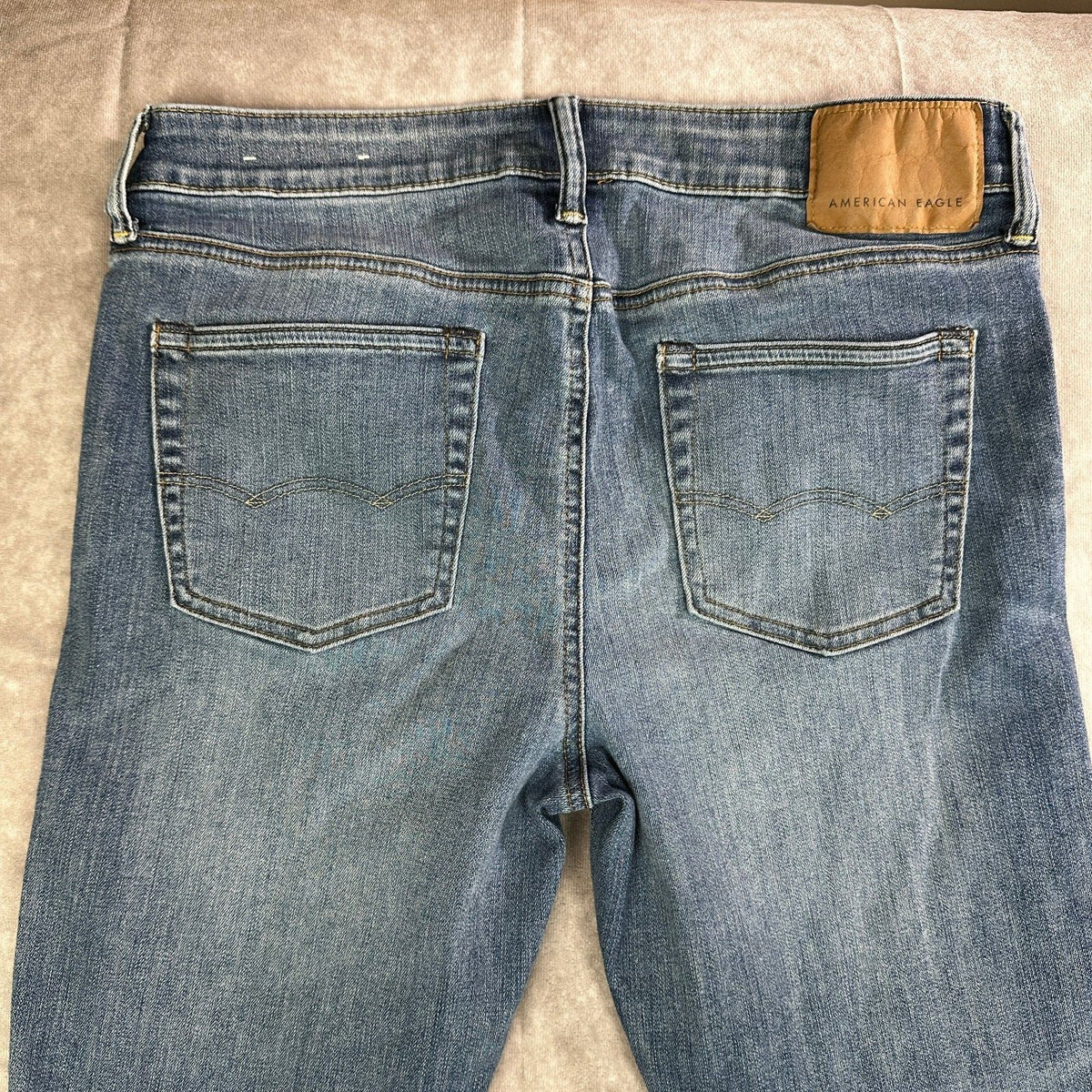 American Eagle Mens 32x30 Slim Blue Jeans