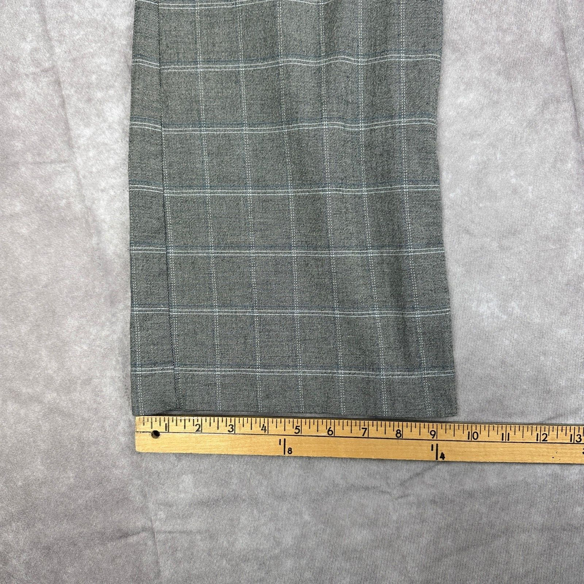 Gap Womens Straight Fit Pants Size 6 Gray Plaid