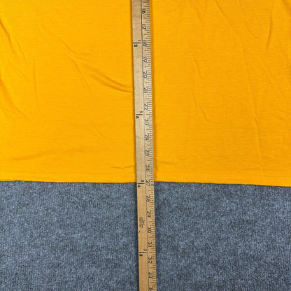 Port & Company LPC381V V-Neck Tee Womens XL Gold Blank NWT