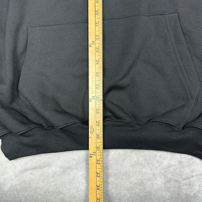NWT Bayside Mens XL Black Hoodie Casual Sweatshirt USA Made