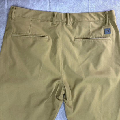 Puma Golf Mens Khaki Pants 36x30 Casual Fit
