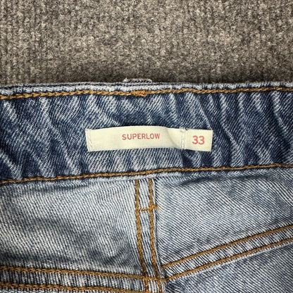 Vintage Levi's Jeans Mens 33x32 Blue Baggy Superlow