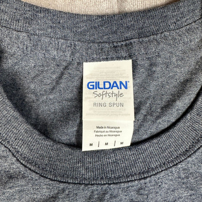 Lot of 2 Gildan 64000 Softstyle Tees Mens M Dark Heather NWT