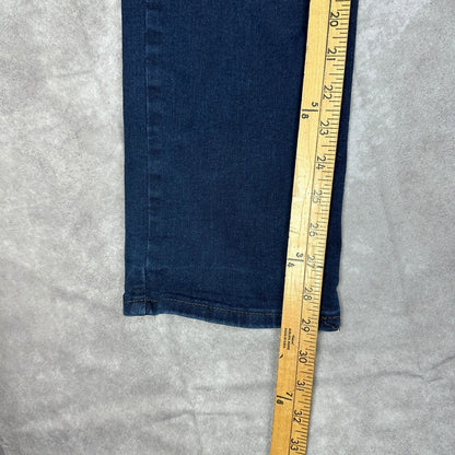 Lee Womens Slim Straight Jeans Size 12 Medium Blue Denim