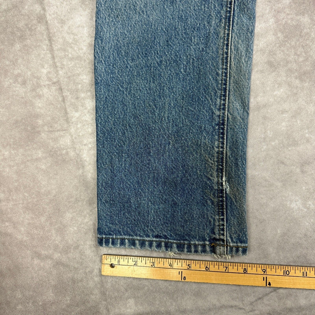 Vintage Carhartt Mens 34x32 Blue Denim Jeans Workwear
