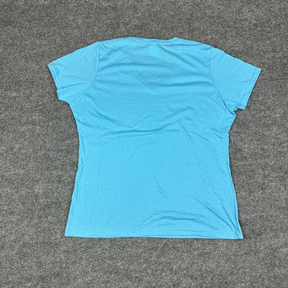 Lot of 2 Port & Co LPC381V V-Neck Womens XL Aquatic Blue NWT