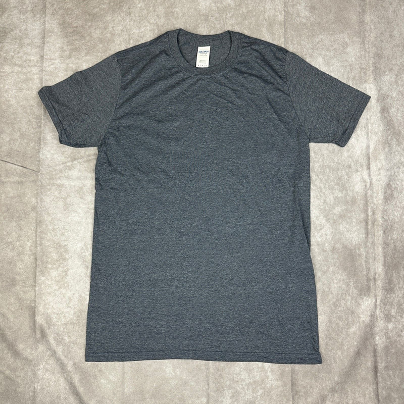 Gildan 64000 Softstyle T-Shirt Mens M Dark Heather Gray NWT