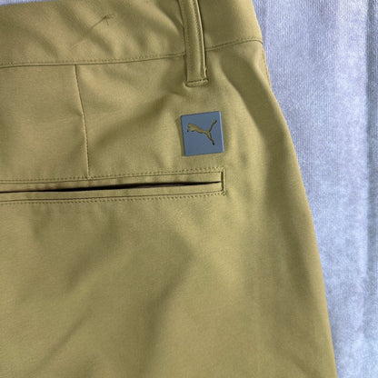 Puma Golf Mens Khaki Pants 36x30 Casual Fit