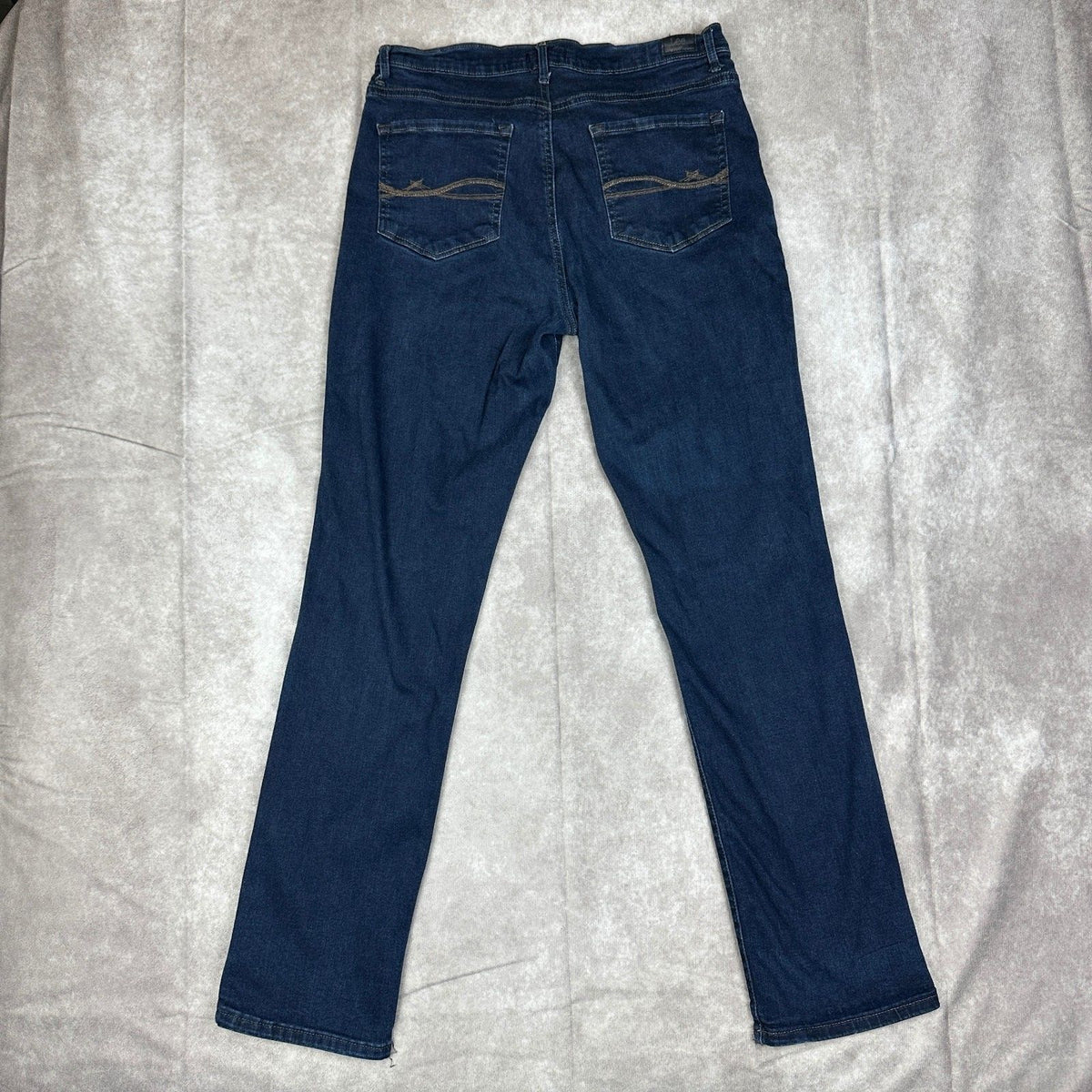 Lee Womens Slim Straight Jeans Size 12 Medium Blue Denim