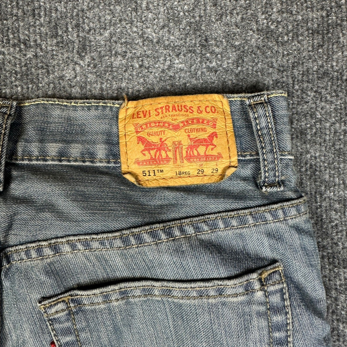 Levi's 511 Skinny Mens 29x29 Blue Jeans