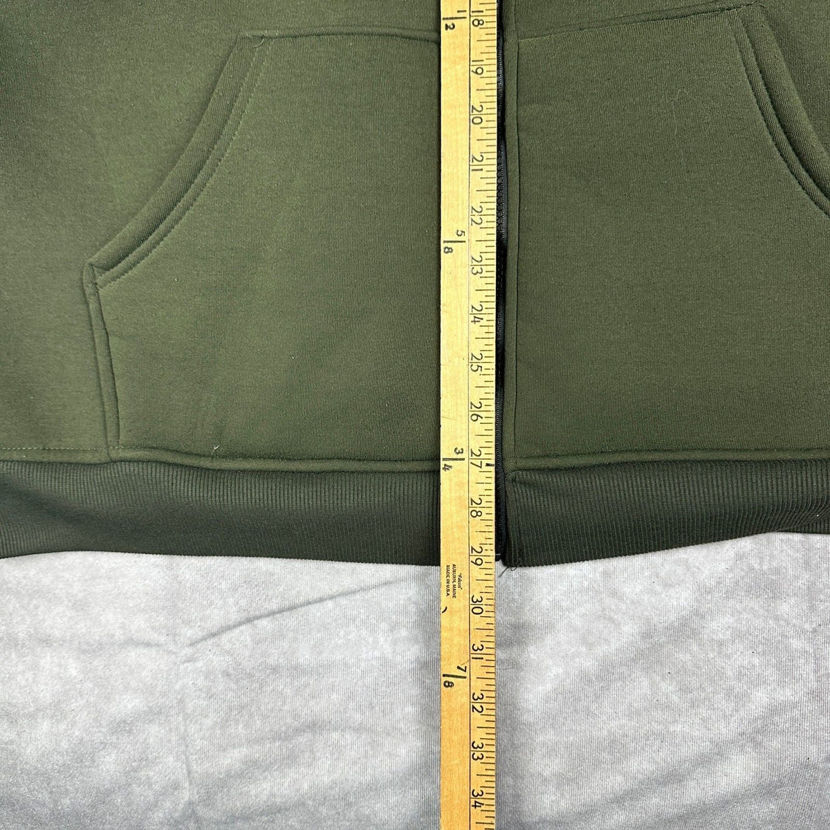 Bass Creek Outfitters Mens XL Olive Green Sherpa Hoodie